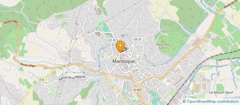 localisation de l'entreprise MADAME MARION GAMBARI à MANOSQUE