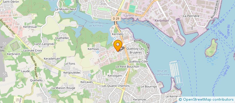 localisation de l'entreprise MADAME MARION GARAUD  LARMOR-PLAGE