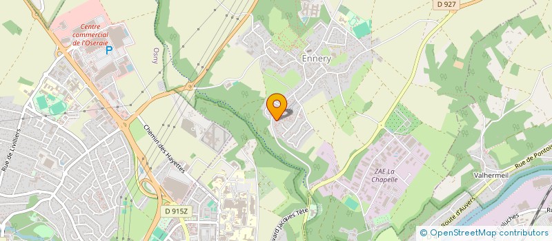 localisation de l'entreprise MADAME MARION GARET  ENNERY