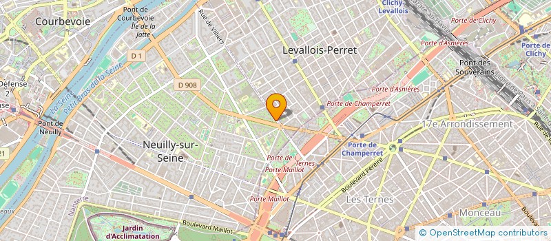 localisation de l'entreprise MADAME MARION GARNIER à NEUILLY-SUR-SEINE