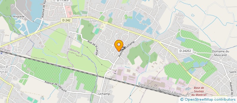 localisation de l'entreprise MADAME MARION GARRIGUE  IZON