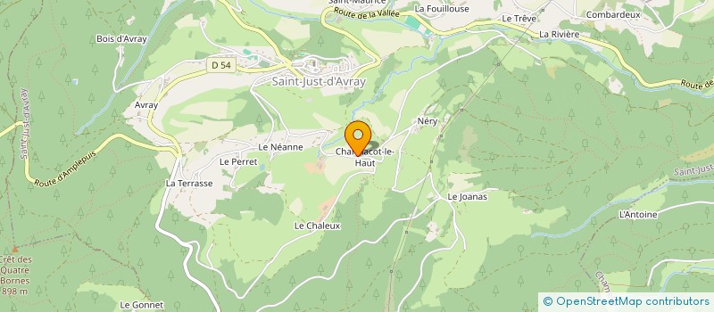 localisation de l'entreprise MADAME MARION GATHIER à SAINT-JUST-D'AVRAY