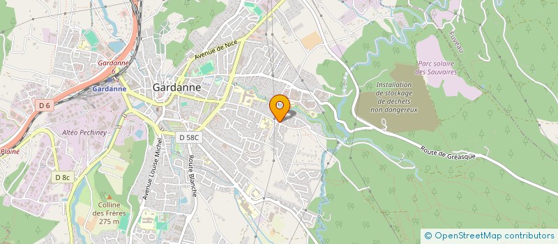 localisation de l'entreprise MADAME MARION GAUCH à GARDANNE