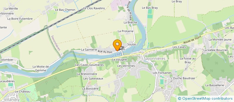 localisation de l'entreprise MADAME MARION GAUME  SAVONNIERES