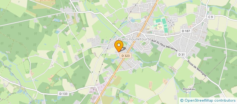 localisation de l'entreprise MADAME MARION GAUTREAU  CERANS-FOULLETOURTE