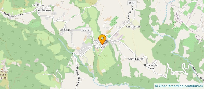 localisation de l'entreprise MADAME MARION GAYRAUD  SIGOYER