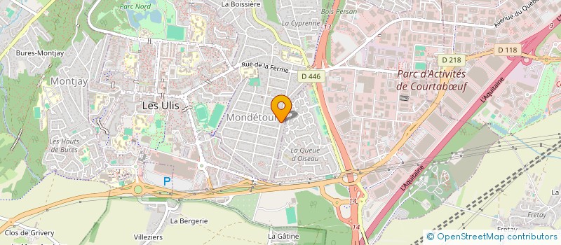 localisation de l'entreprise MADAME MARION GELBARD à ORSAY