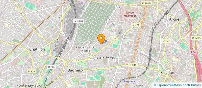 localisation de l'entreprise MADAME MARION GELOT à BAGNEUX