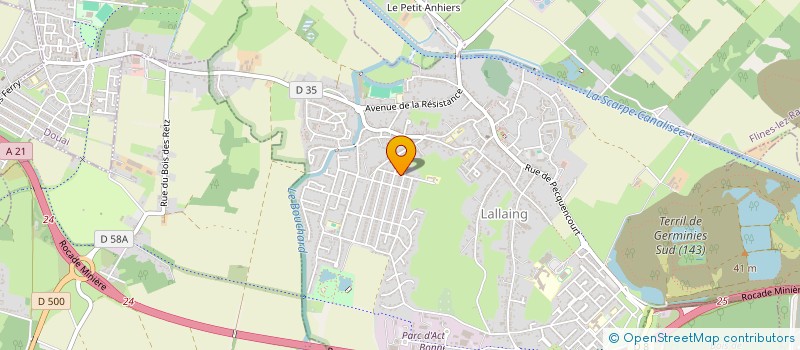 localisation de l'entreprise MADAME MARION GELTZ  LALLAING