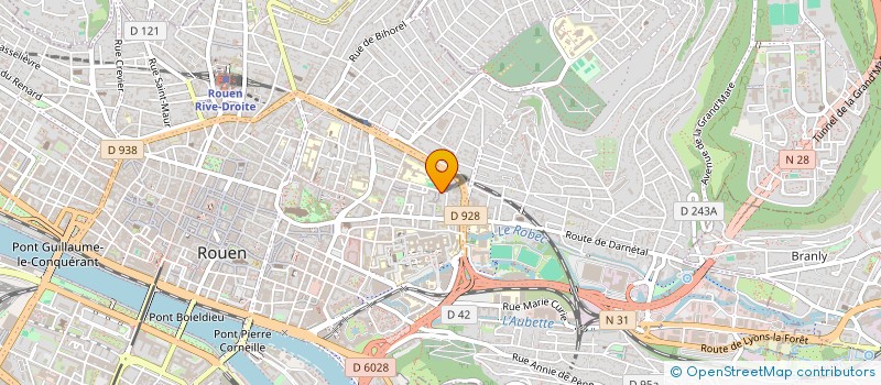 localisation de l'entreprise MADAME MARION GEOFFROY à ROUEN