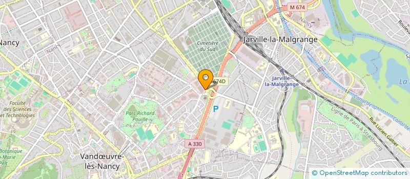 localisation de l'entreprise MADAME MARION GERARD  VANDUVRE-LES-NANCY