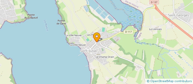 localisation de l'entreprise MADAME MARION GERVAIS  SAINT-MALO