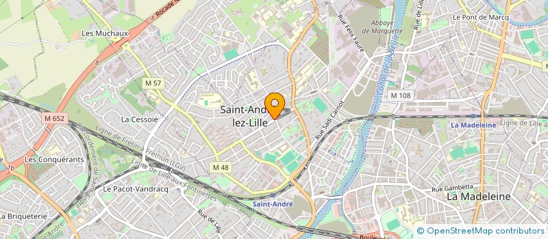 localisation de l'entreprise MADAME MARION GHORIS  SAINT-ANDRE-LEZ-LILLE