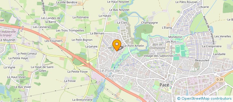 localisation de l'entreprise MADAME MARION GIBERT à PACE