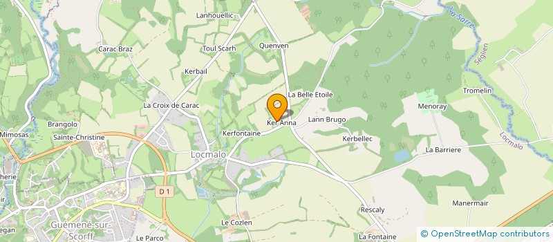 localisation de l'entreprise MADAME MARION GIBOUT  LOCMALO