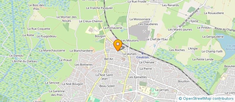 localisation de l'entreprise MADAME MARION GICQUIAU à COUERON