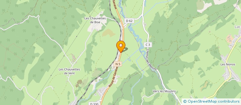 localisation de l'entreprise MADAME MARION GILLET  LA CHAUMUSSE