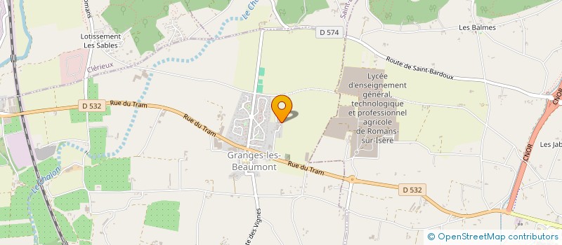 localisation de l'entreprise MADAME MARION GILORMINI  GRANGES-LES-BEAUMONT