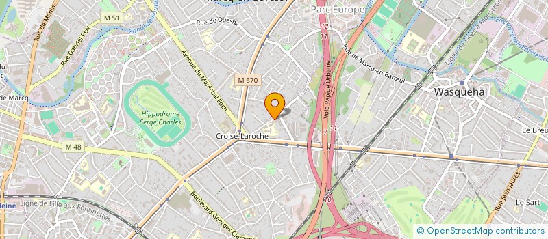 localisation de l'entreprise MADAME MARION GINET  MARCQ-EN-BARUL