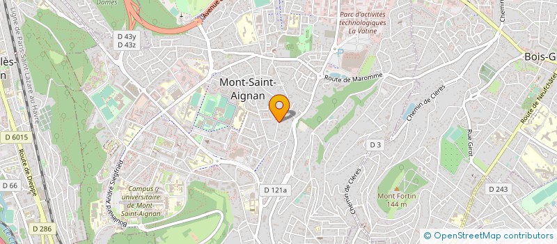 localisation de l'entreprise MADAME MARION GIOVANELLI  MONT-SAINT-AIGNAN