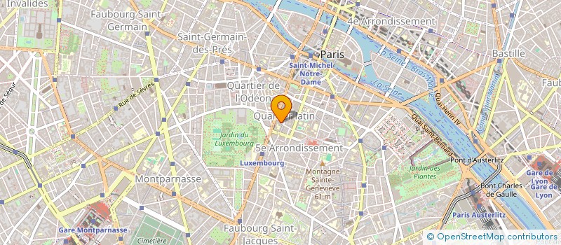 localisation de l'entreprise MADAME MARION GIRARD  PARIS