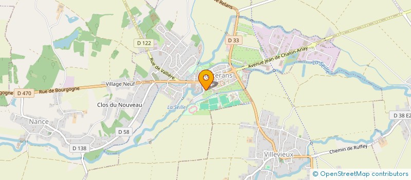 localisation de l'entreprise MADAME MARION GIRAUD  BLETTERANS