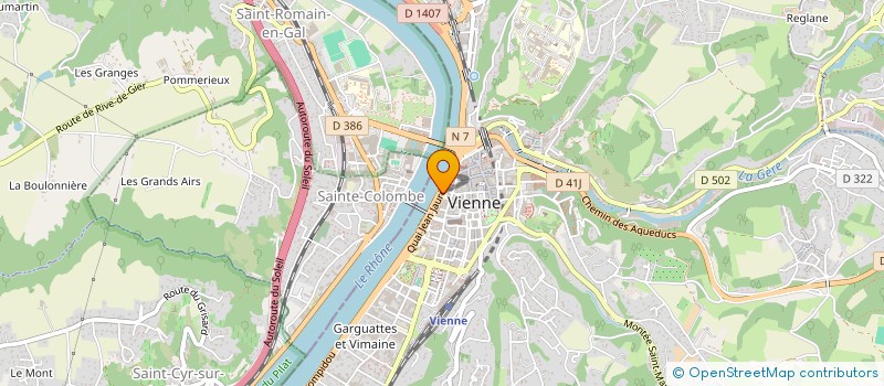 localisation de l'entreprise MADAME MARION GIRAUD à VIENNE