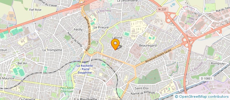 localisation de l'entreprise MADAME MARION GIVELET  LA ROCHELLE