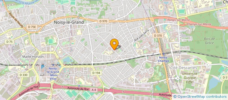 localisation de l'entreprise MADAME MARION GOBE  NOISY-LE-GRAND