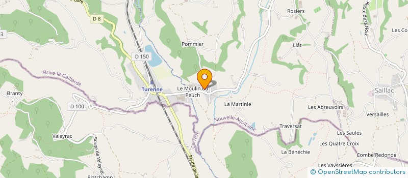 localisation de l'entreprise MADAME MARION GOISMIER  LIGNEYRAC