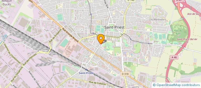 localisation de l'entreprise MADAME MARION GOMEZ  SAINT-PRIEST