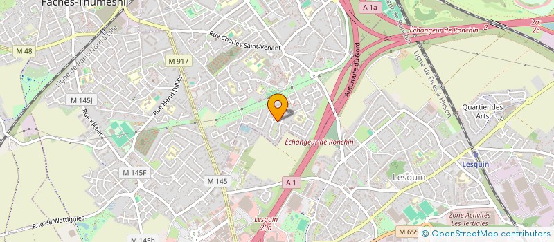 localisation de l'entreprise MADAME MARION GOSSEIN  RONCHIN