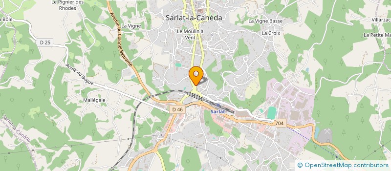 localisation de l'entreprise MADAME MARION GOT  SARLAT-LA-CANEDA