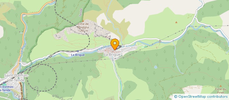 localisation de l'entreprise MADAME MARION GOTTERO  LA BRIGUE