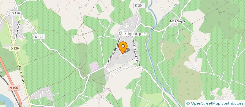 localisation de l'entreprise MADAME MARION GOURDEAU  MARTIGNARGUES