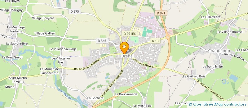 localisation de l'entreprise MADAME MARION GOURIOU  BREHAL