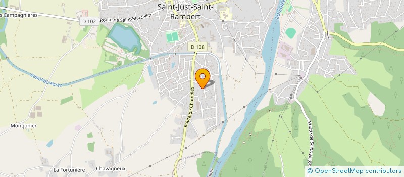 localisation de l'entreprise MADAME MARION GOVINDIN à SAINT-JUST-SAINT-RAMBERT