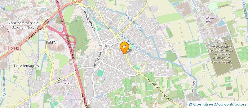 localisation de l'entreprise MADAME MARION GRAILLE  VEDENE