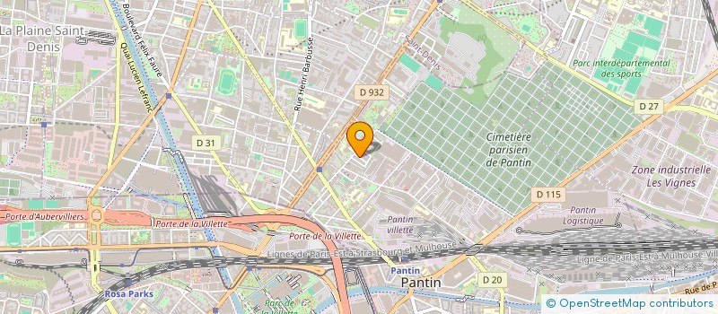 localisation de l'entreprise MADAME MARION GRAIN  PANTIN