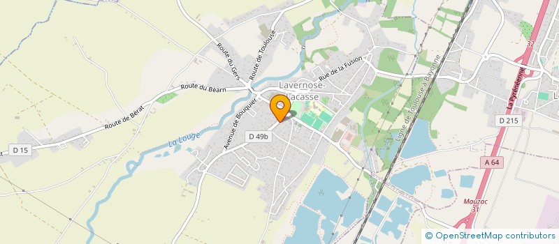 localisation de l'entreprise MADAME MARION GRAINDORGE  LAVERNOSE-LACASSE