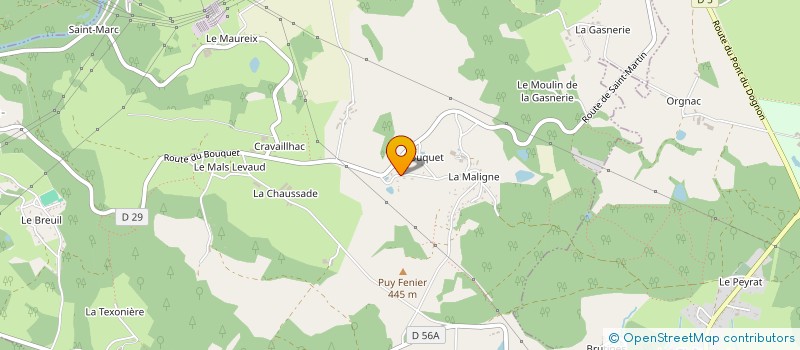localisation de l'entreprise MADAME MARION GRANDJEAN PERRENOUD à SAINT-MARTIN-TERRESSUS