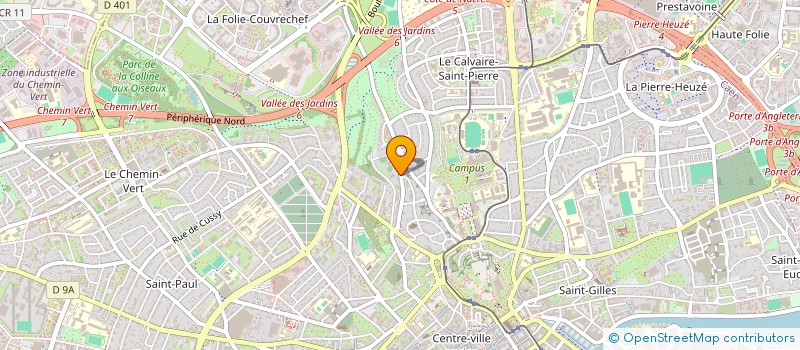 localisation de l'entreprise MADAME MARION GRANDVAL à CAEN