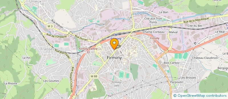 localisation de l'entreprise MADAME MARION GRANT  FIRMINY