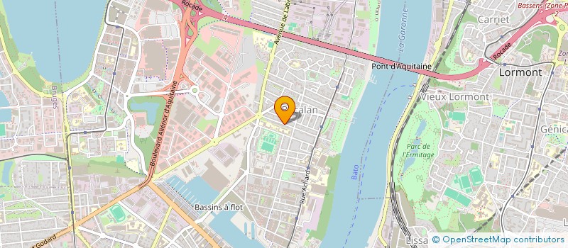 localisation de l'entreprise MADAME MARION GRELLETY  BORDEAUX