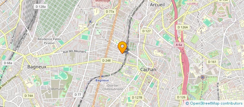 localisation de l'entreprise MADAME MARION GRIFFATON à CACHAN