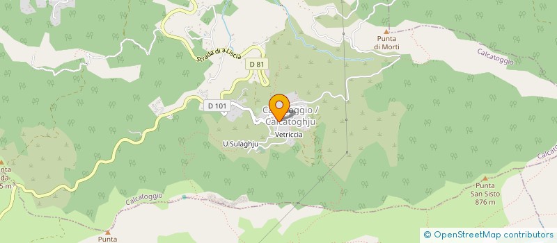 localisation de l'entreprise MADAME MARION GRISONI  CALCATOGGIO