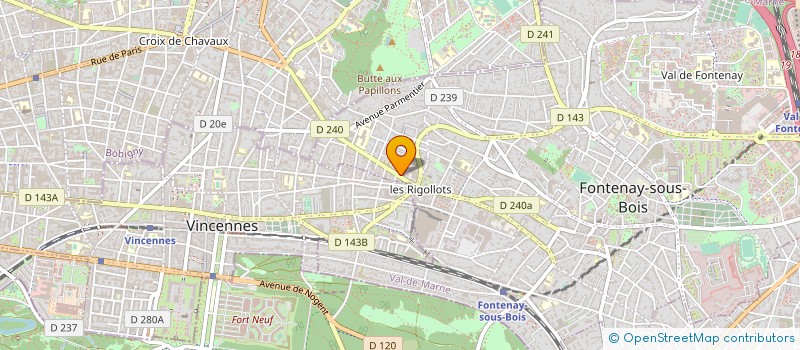 localisation de l'entreprise MADAME MARION GROS à FONTENAY-SOUS-BOIS