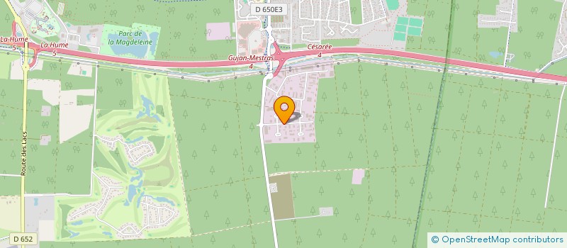 localisation de l'entreprise MADAME MARION GROUSSOLLES  GUJAN-MESTRAS