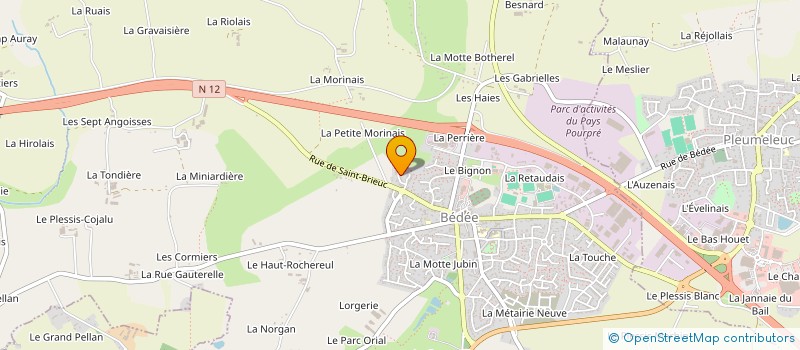 localisation de l'entreprise MADAME MARION GUEMAS  BEDEE