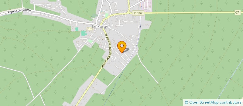 localisation de l'entreprise MADAME MARION GUENON  LE PORGE